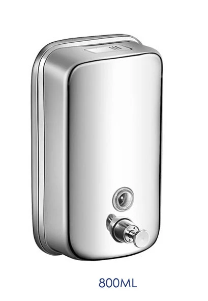 מתקן סבון אנכי נירוסטה 800 מ"ל