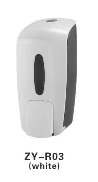 מתקן סבון מפלסטיק לבן 750 מ"ל