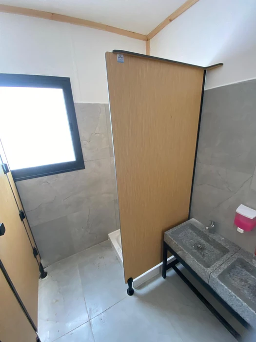 מחיצה מטרספה בגן ילדים בחוגלה.