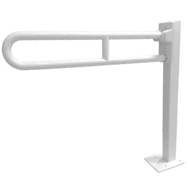 ידית אחיזה מתרוממת על רגל ציפוי פלסטיק