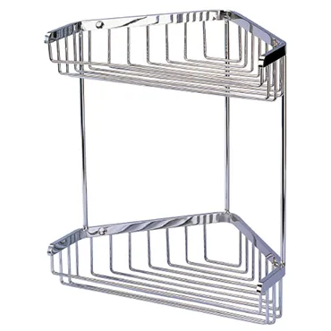 מחזיק לסבון פינתי דו-קומתי