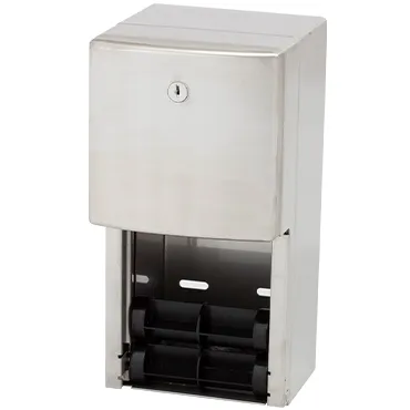 מתקן לנייר טואלט מעוגל מנירוסטה