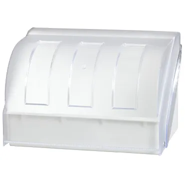 מתקן למגבות נייר בגליל שקוף