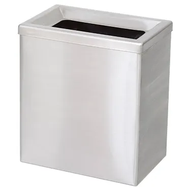 פח נתלה מלבני מנירוסטה 35 ליטר