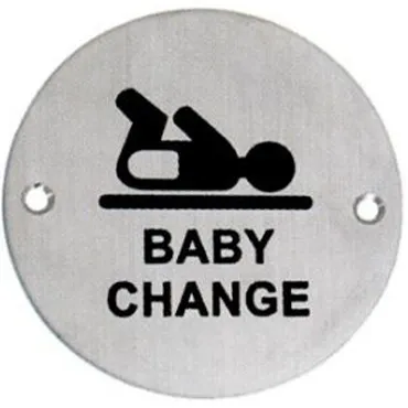 שלט – עמדת החתלה לתינוק