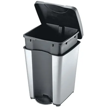 פח פדל 5 ליטר מרובע דמוי נירוסטה